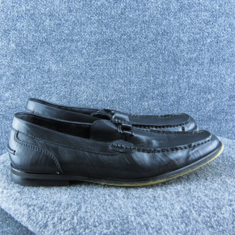 Kenneth Cole Reaction Crespo Horsebit Men Loafer Black Synthetic Slip On Sz‎ 9.5